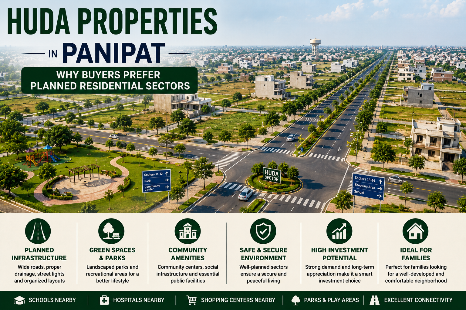 HUDA Properties in Panipat: Why Buyers Prefer Planned Residential Sectors