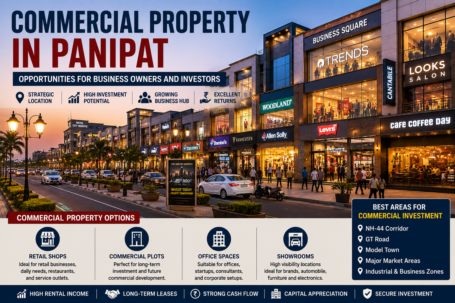 Commercial Property in Panipat: Opportunities for Business Owners and Investors